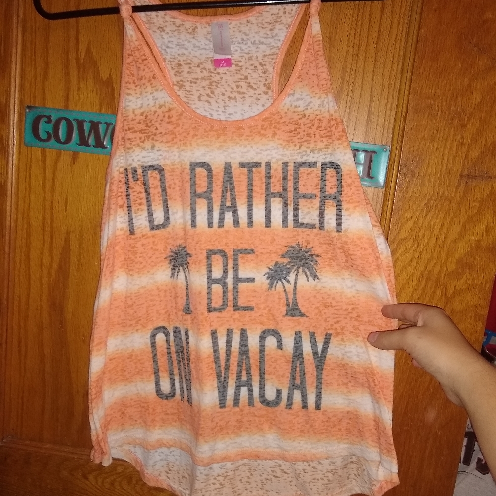 Medium NOBO Orange Tank Top